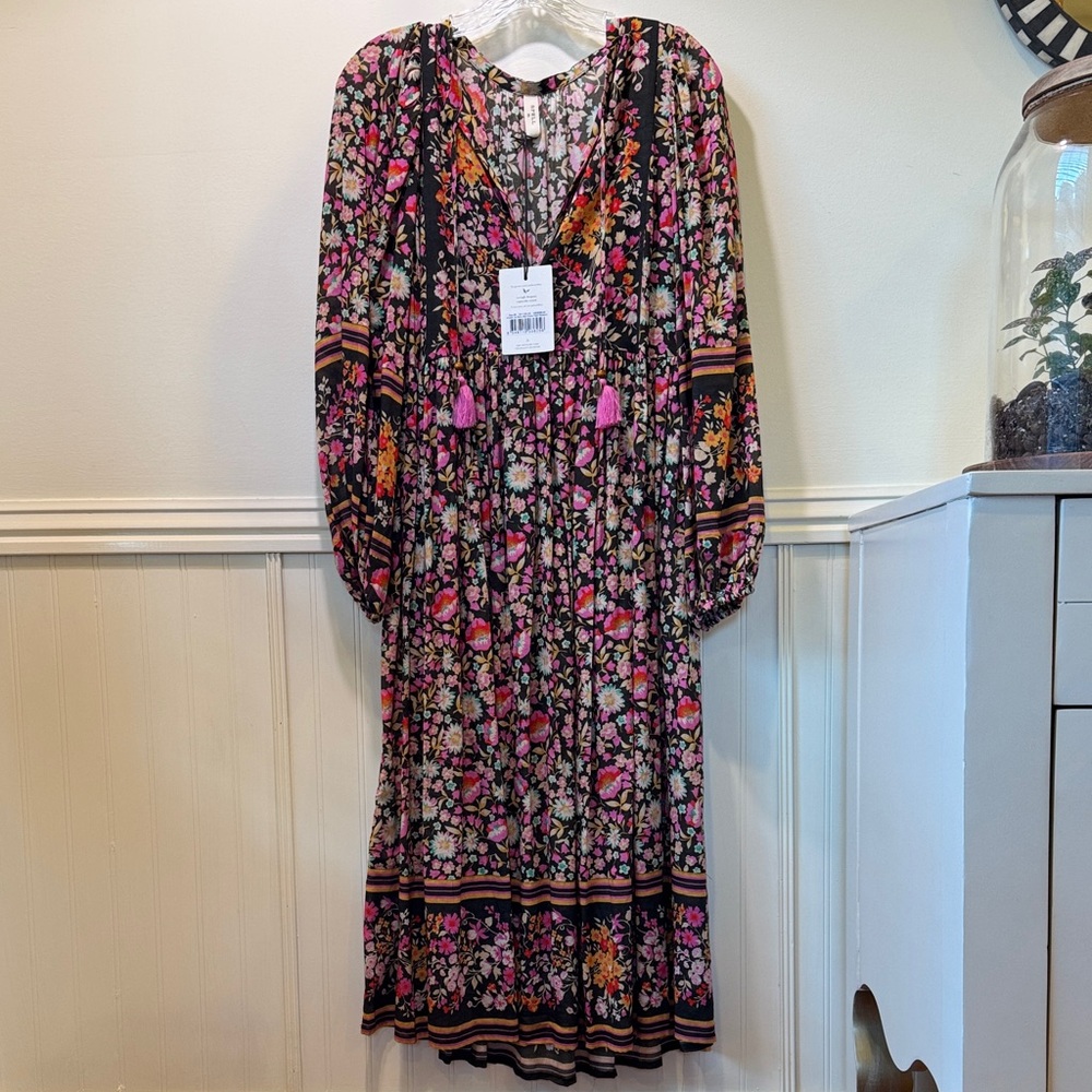 Spell and the Gypsy -Impala Lily Boho Midi Dress -XS